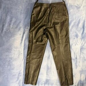 1970's  Vintage Jacqueline ferrar leather pants Size 10